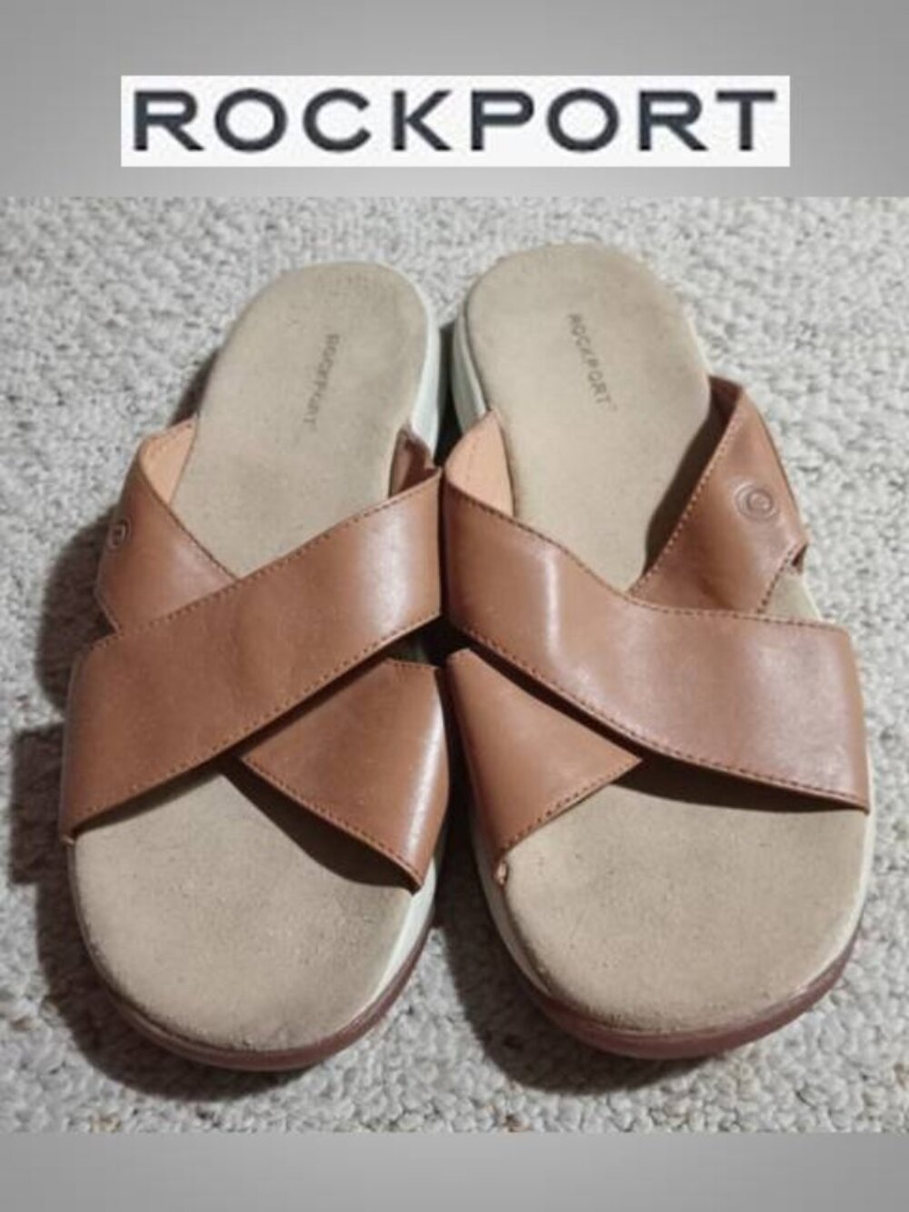 Rockport leather sandals women's size 8 1/2